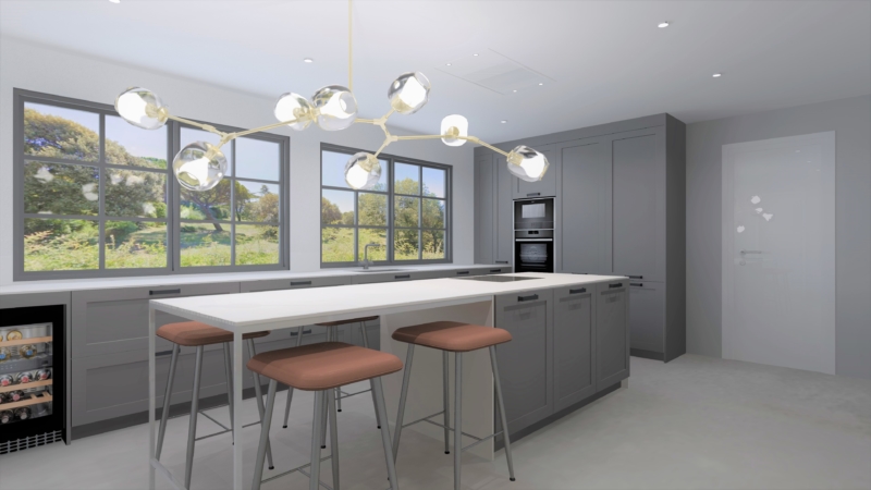 FT Disseny | Diseño 13 Cocina Con Isla Inko